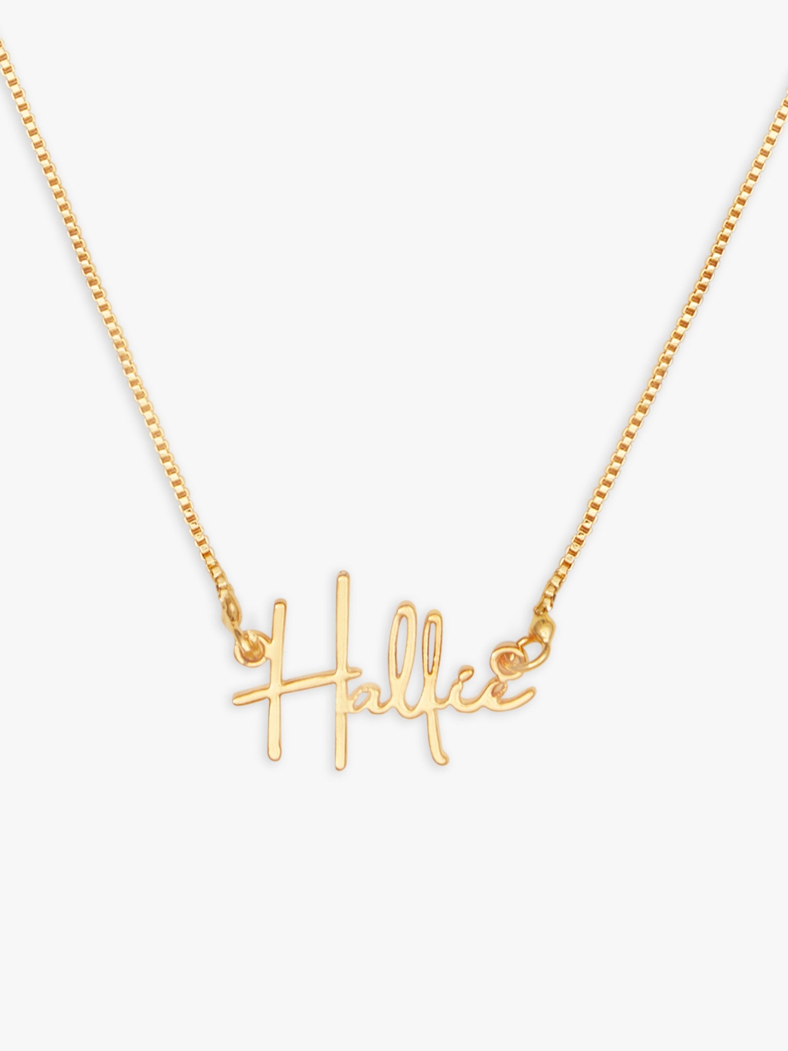 Swirl Style Name Necklace