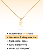 Birthglow Initial Necklace