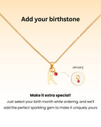 Birthglow Initial Necklace