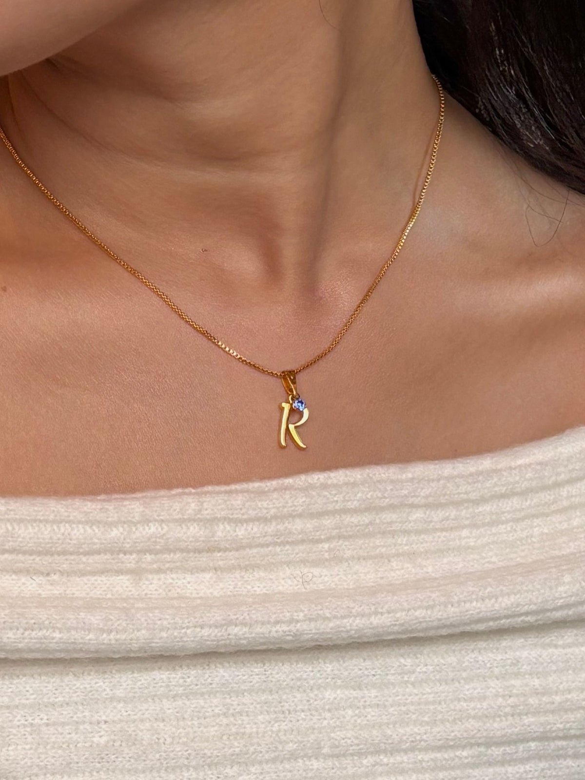 Birthglow Initial Necklace