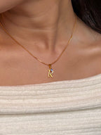 Birthglow Initial Necklace