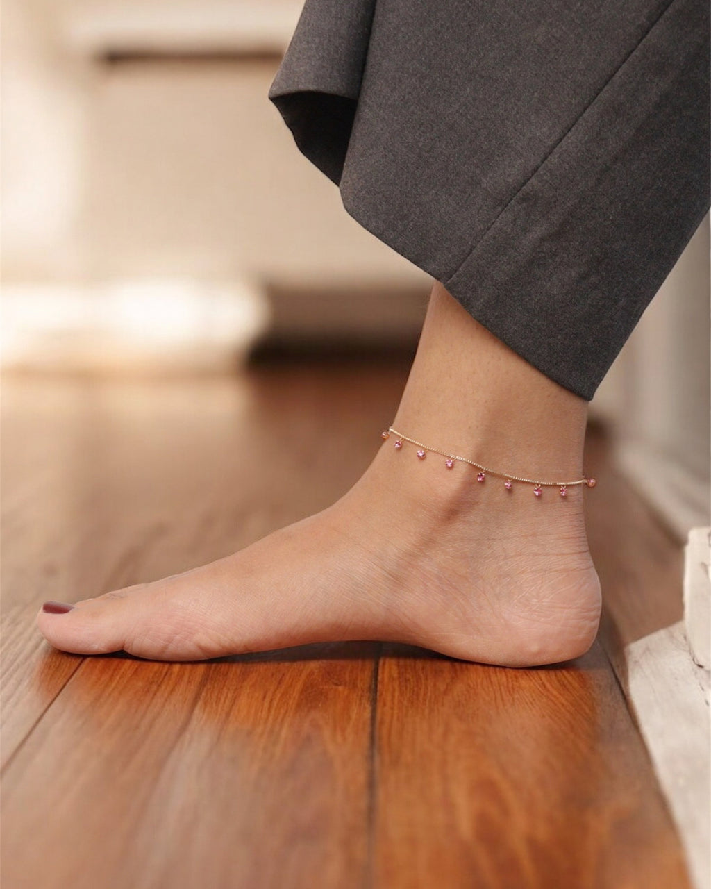 Birthstone Anklet
