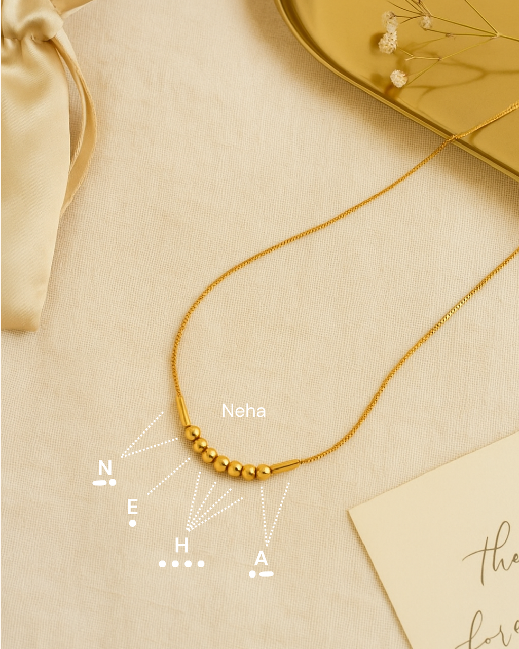 Morse Code Necklace
