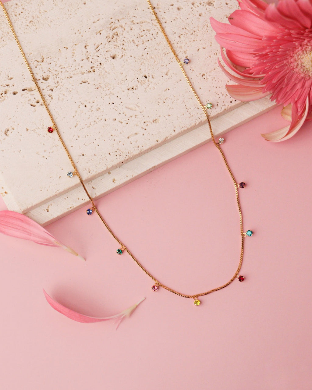 Multi Stone Necklace