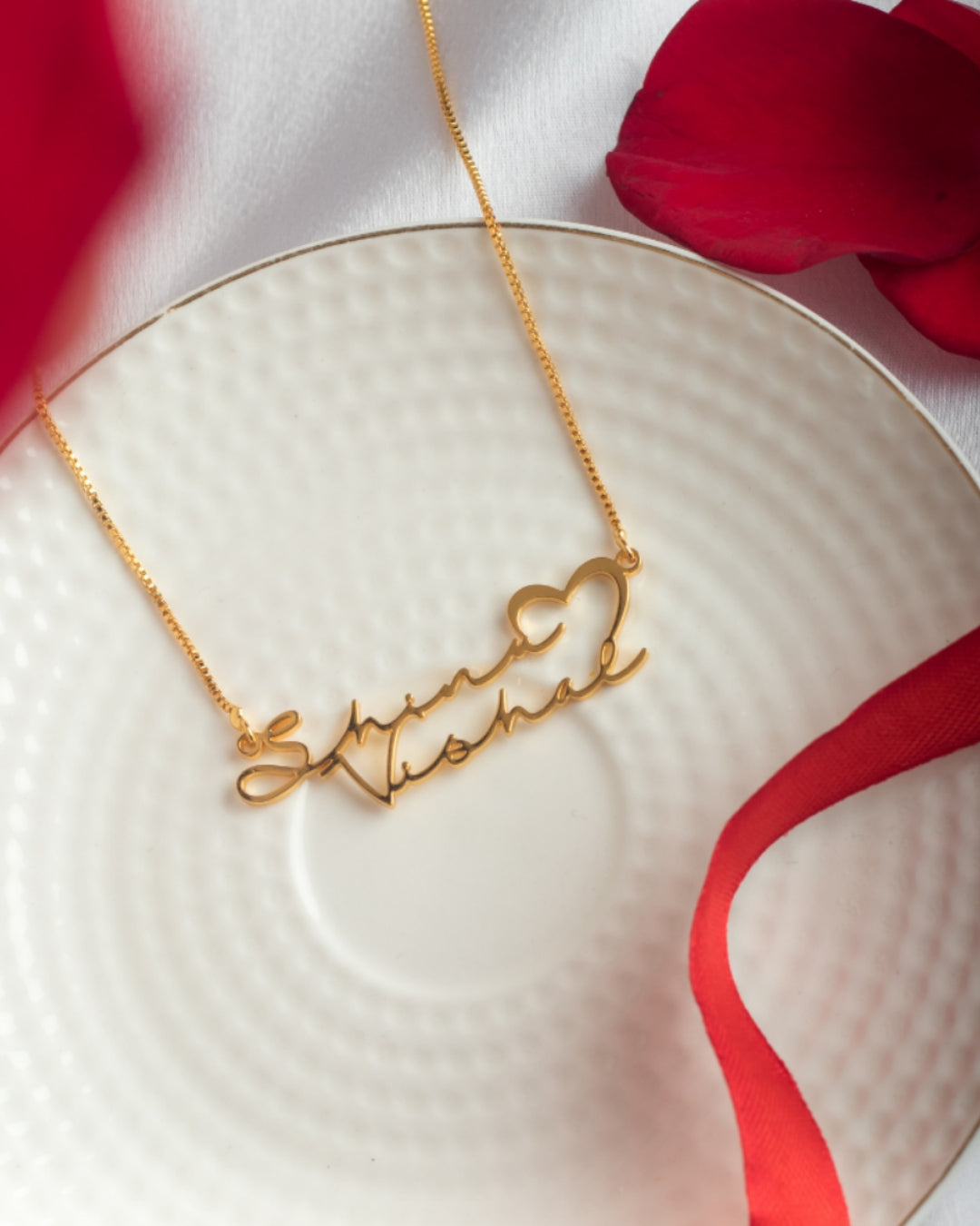 Signature Couple Name Necklace