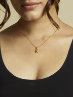 Birthglow Initial Necklace