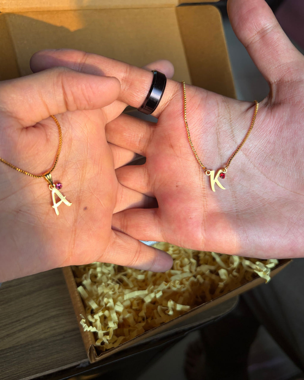 Birthglow Initial Necklace