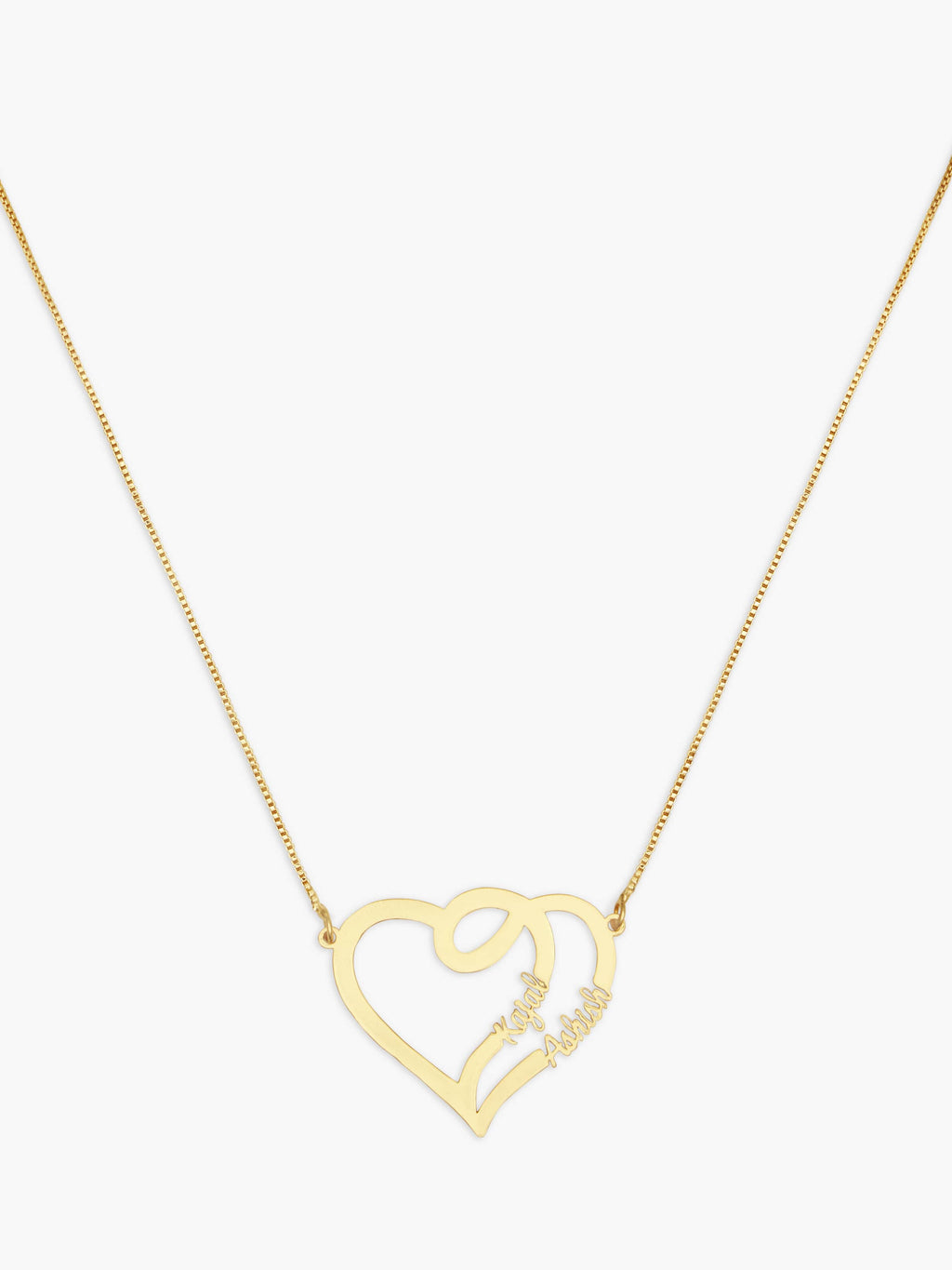 LoveBond Couple Name Necklace