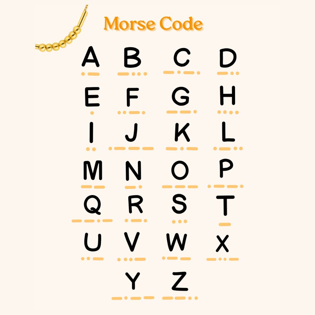 Morse Code Shop Morse Code Jewellery – Authentize