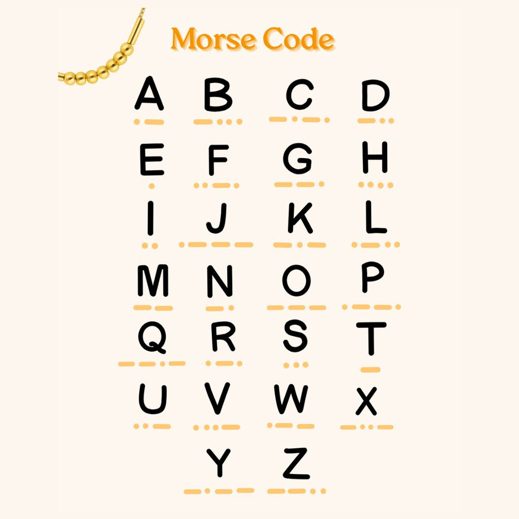 Morse Code Necklace