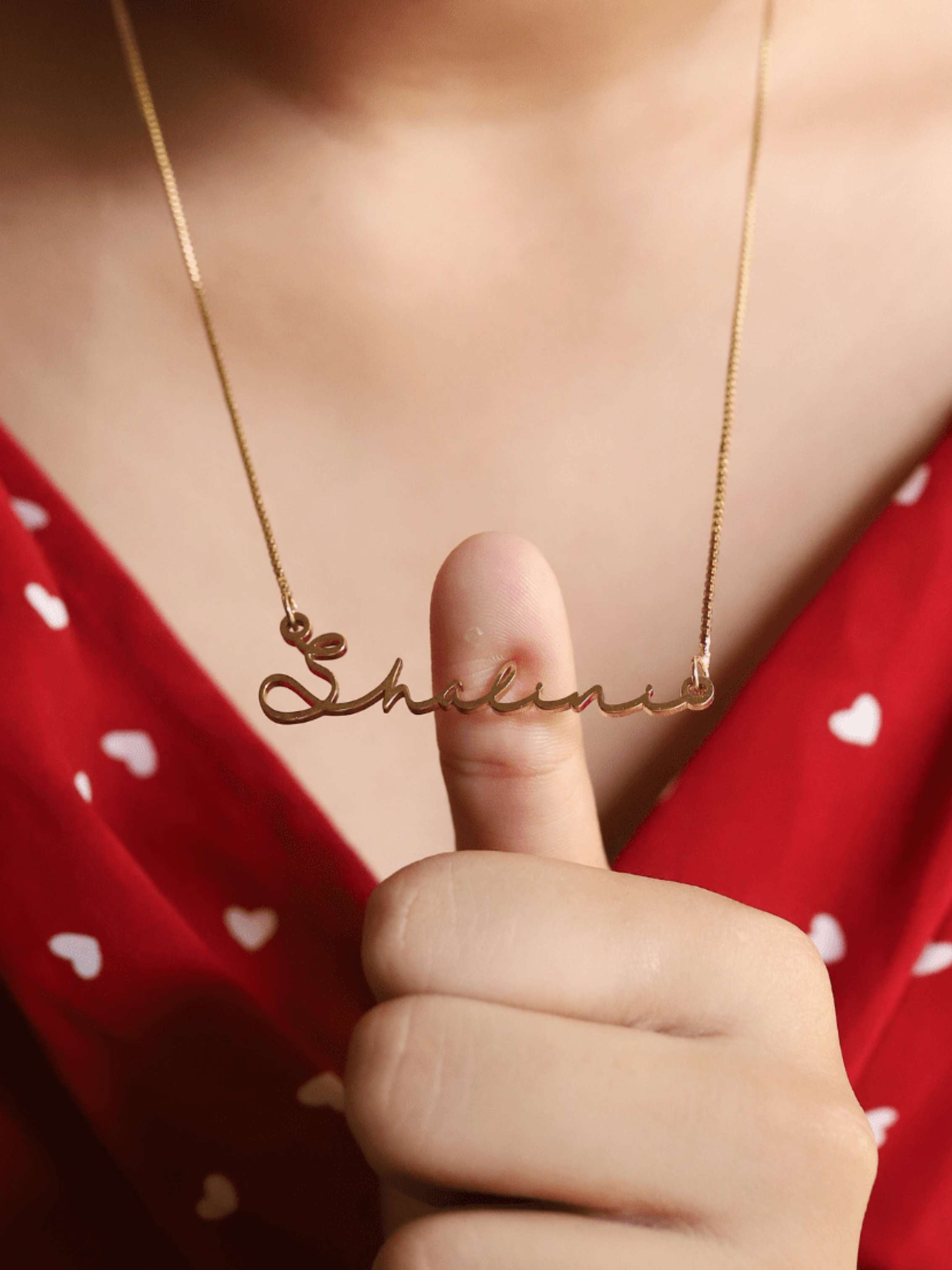 Signature Charm Name Necklace