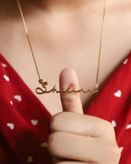 Signature Charm Name Necklace