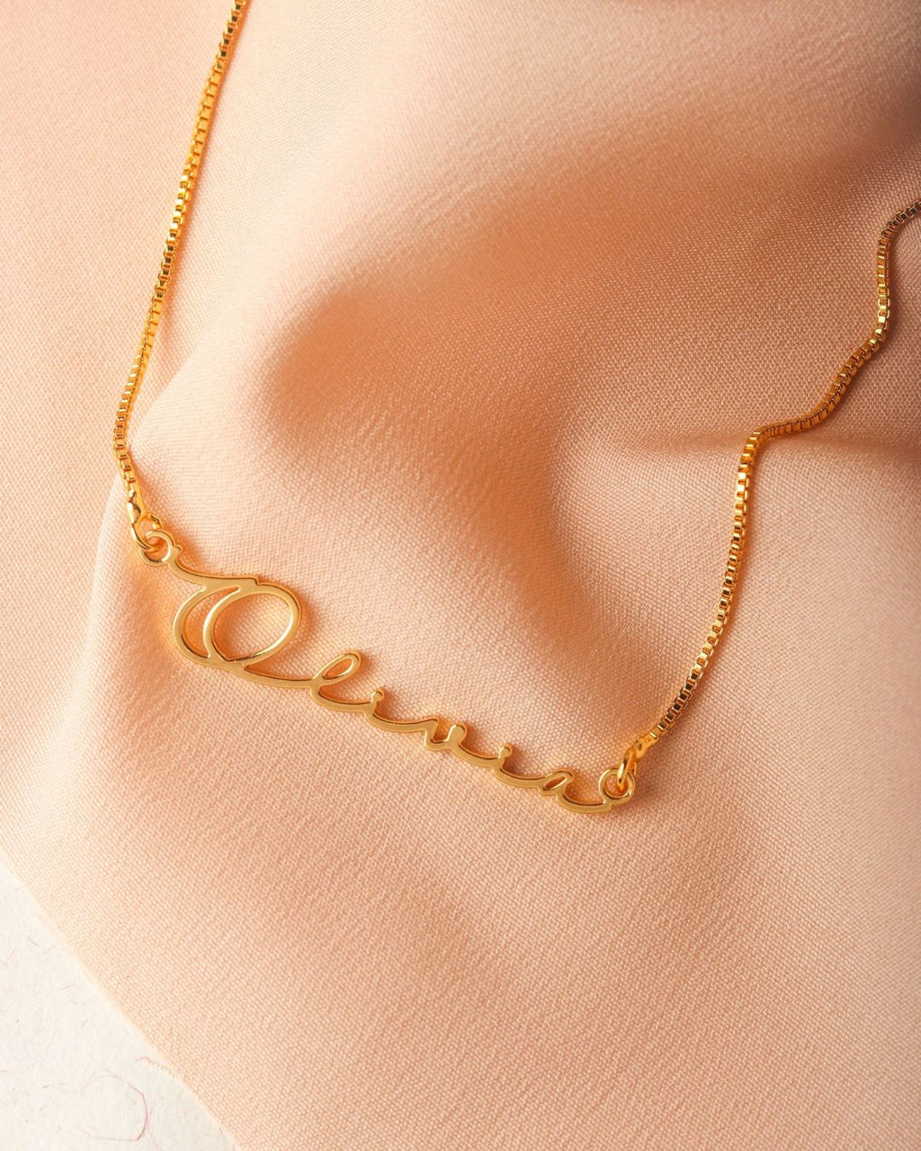 Signature Charm Name Necklace