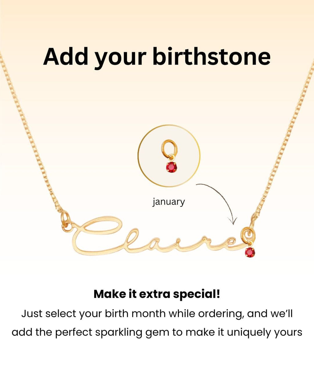 Signature Charm Name Necklace
